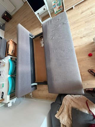 Sofá Cama Ikea Tela Gris