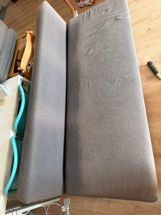 Sofá Cama Ikea Tela Gris