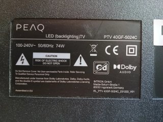 Televisor PEAQ Google TV