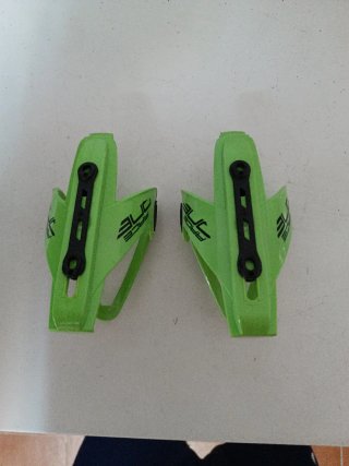 2 Porta bidones Verdes para Bici