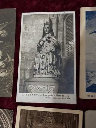 19 Postales Vírgenes España (mayormente Cataluña)
