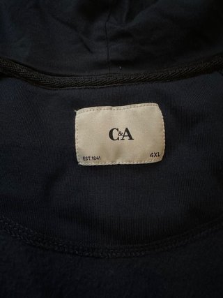 Sudadera C&A 4XL con cremallera