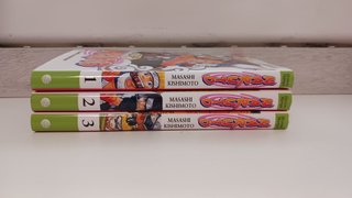 Cómics 1, 2 y 3 de Naruto en muy buen estado.