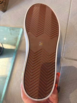 Scarpe donna oro e bianche in pelle