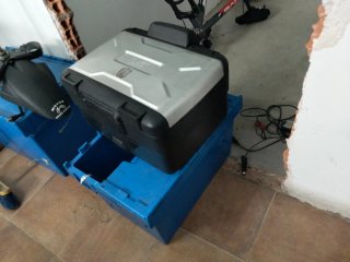 Espejos retrovisores y maleta  BMW r1200gs 2004 al
