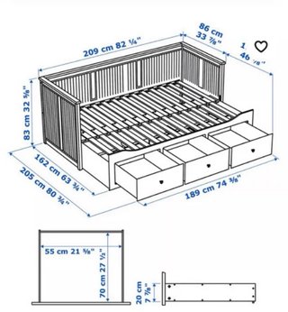 Cama Nido Ikea Hemnes Blanca