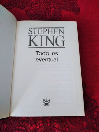 Todo es eventual - Stephen King + regalo