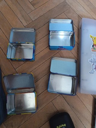 Lote Cajas y Álbumes Pokémon