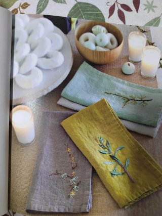 Motifs du jardin à broder