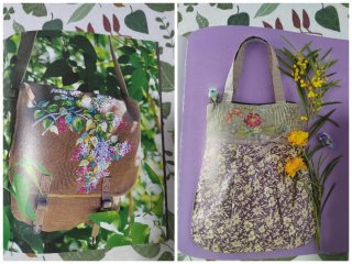 Motifs du jardin à broder