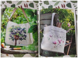 Motifs du jardin à broder