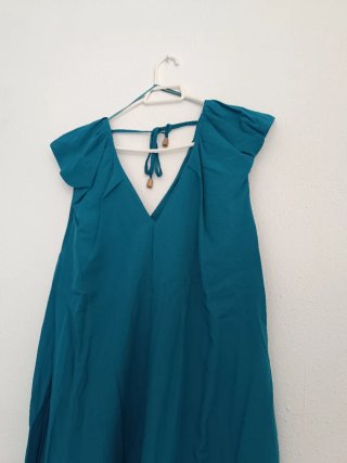 Vestido largo Zara Hombros Marcados talla M