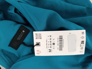 Vestido largo Zara Hombros Marcados talla M