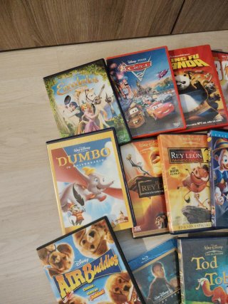 Lote 29 Películas Disney DVD/Blu-ray
