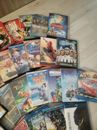 Lote 29 Películas Disney DVD/Blu-ray
