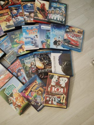 Lote 29 Películas Disney DVD/Blu-ray