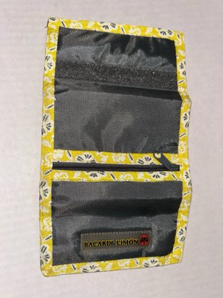 Cartera Bacardi Limon Gris y Amarilla