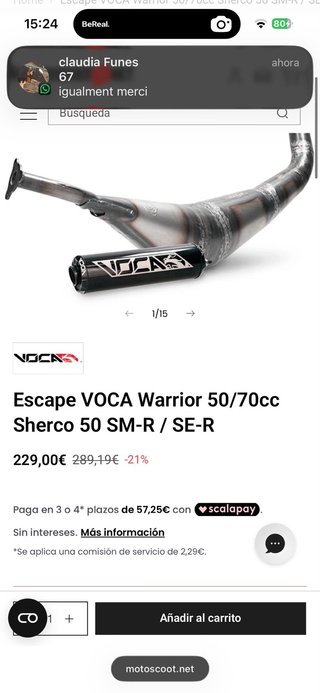 Sherco 50 Supermotard Negra y Amarilla