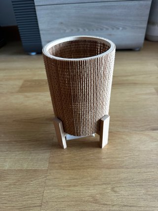 REBAJADO HOY! Base para lámpara de mimbre