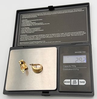 Pendientes Oro 18k 2.92 gr