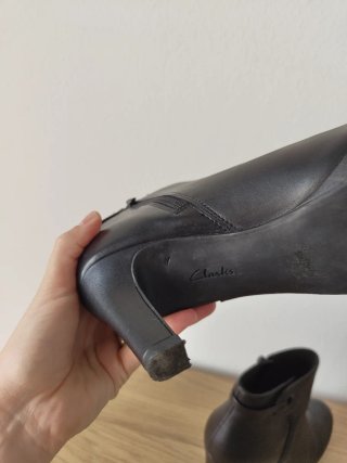 Botines Clarks Tacón Talla 38.5