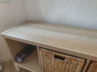 Estantería Kallax Ikea con base Roble Claro