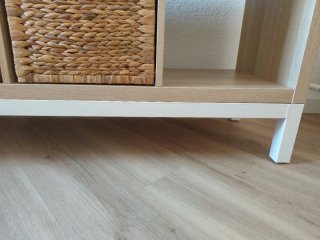 Estantería Kallax Ikea con base Roble Claro