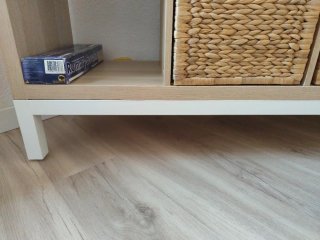 Estantería Kallax Ikea con base Roble Claro