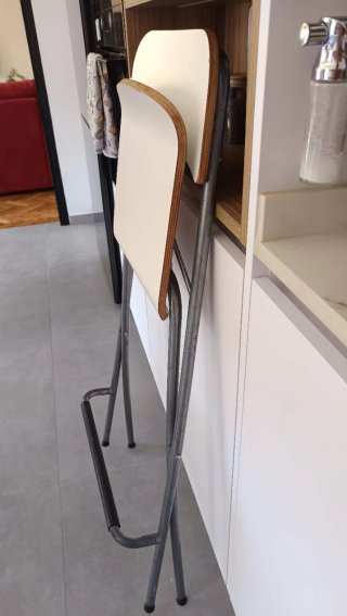 Pack 2 Taburetes Altos Plegables Ikea Franklin