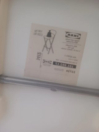 Pack 2 Taburetes Altos Plegables Ikea Franklin