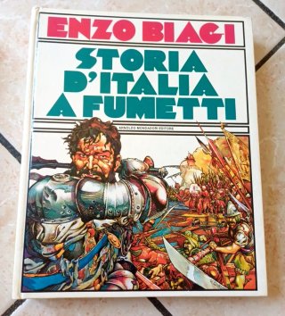 Biagi Storia d' Italia a Fumetti vintage Mondadori