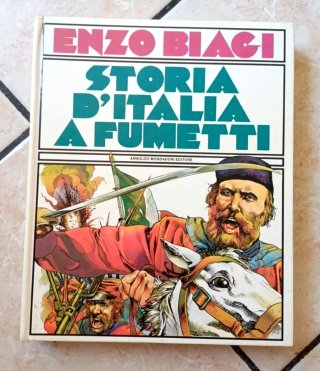 Biagi Storia d' Italia a Fumetti vintage Mondadori