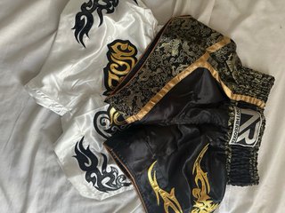 2 PANTALONES MUAY THAI NUEVOS