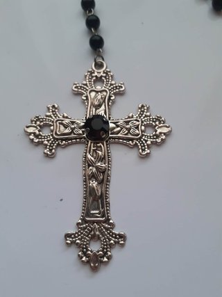 Collana Rosario Gothic Vampire  Artigianale