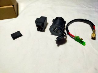 Cargador USB Doble Moto 5V 2.1A
