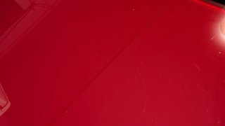 Mesa comedor cristal rojo + 2 sillas