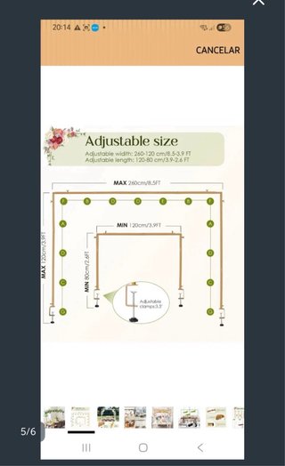 Mesa Arco Ajustable