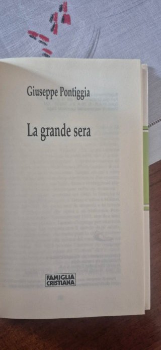 Libro "La grande sera" - Giuseppe Pontiggia