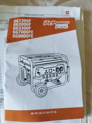 Generador Eléctrico TcPower GG3000F