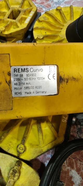 Curvadora eléctrica REMS Curvo 10-40 mm