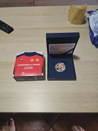 Moneda Plata Campeones Mundial FIFA 2026