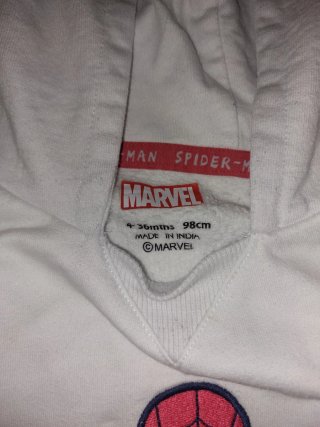 2 Felpe Bambino Marvel/SpongeBob 2-4 Anni