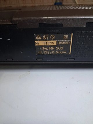 Radio Cassette Grundig RR 300 (1979)