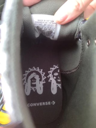 Converse Botas Grises y Verdes