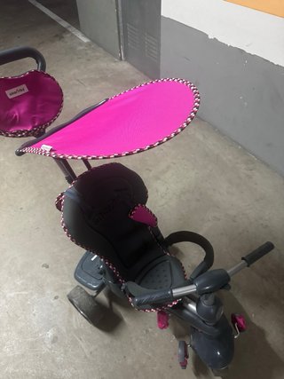 Triciclo SmarTrike Recliner 4 en 1 Rosa/Gris