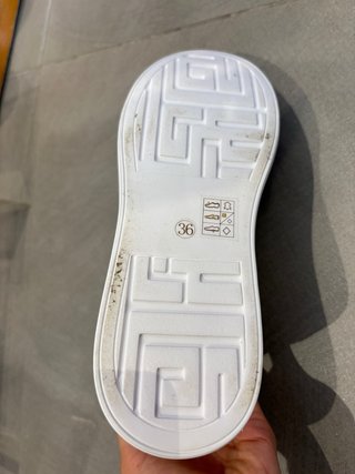 Scarpe bianche in pelle Emmanuelle Vee Tg 36