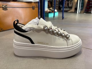 Scarpe bianche in pelle Emmanuelle Vee Tg 36