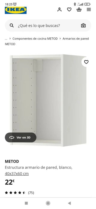 Mueble METOD IKEA 102.055.34 NUEVO