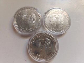Moneda 12 Euros Plata