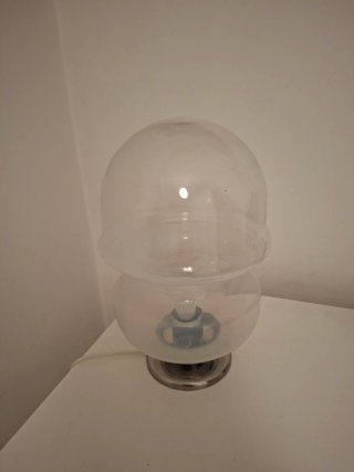 Lampada vintage vetro e metallo